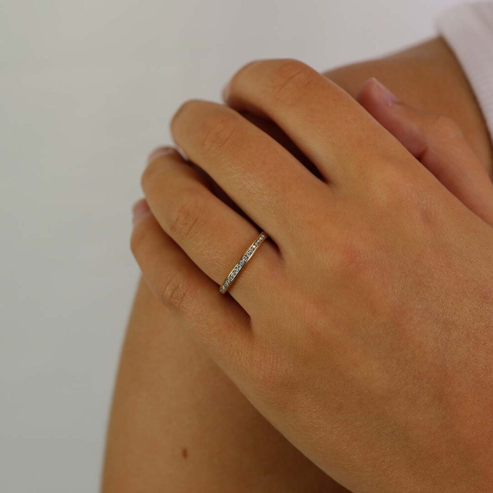 Sofia Diamond Gold Eternity Ring Heidi Kjeldsen Jewellery R1524 model