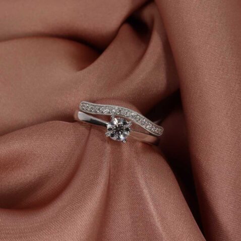 Sofia Solitaire Diamond Engagement Ring by Heidi Kjeldsen Ltd R1792, R1719