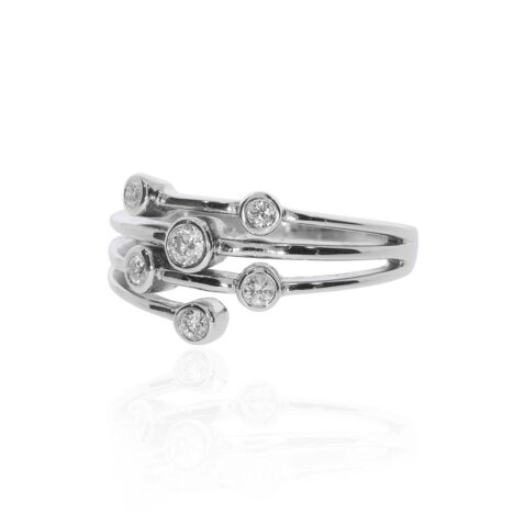 Trine Diamond Bubble Ring Heidi Kjeldsen Jewellery R1628 side