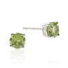 nanna Peridot Round Earrings By Heidi Kjeldsen Jewellers ER2564 stack