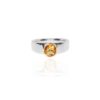 Dorit Citrine Gold Silver Ring Heidi Kjeldsen Jewellery R4959 Front