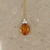 Dorit Citrine and Diamond Pendant By Heidi Kjeldsen Jewellery P1680 still1