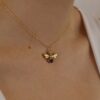 Espen Amethyst Cultured Pearl Bee Pendant Heidi Kjeldsen Jewellers P1641