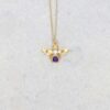 Espen Amethyst Pearl Bee Pendant Heidi Kjeldsen Jewellery Still P1641