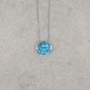 Freja Blue Topaz and Gold Pendant Heidi Kjeldsen Jewellers P1670 still