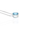 Freja Blue Topaz and Gold Pendant Heidi Kjeldsen Jewellers P1670 white