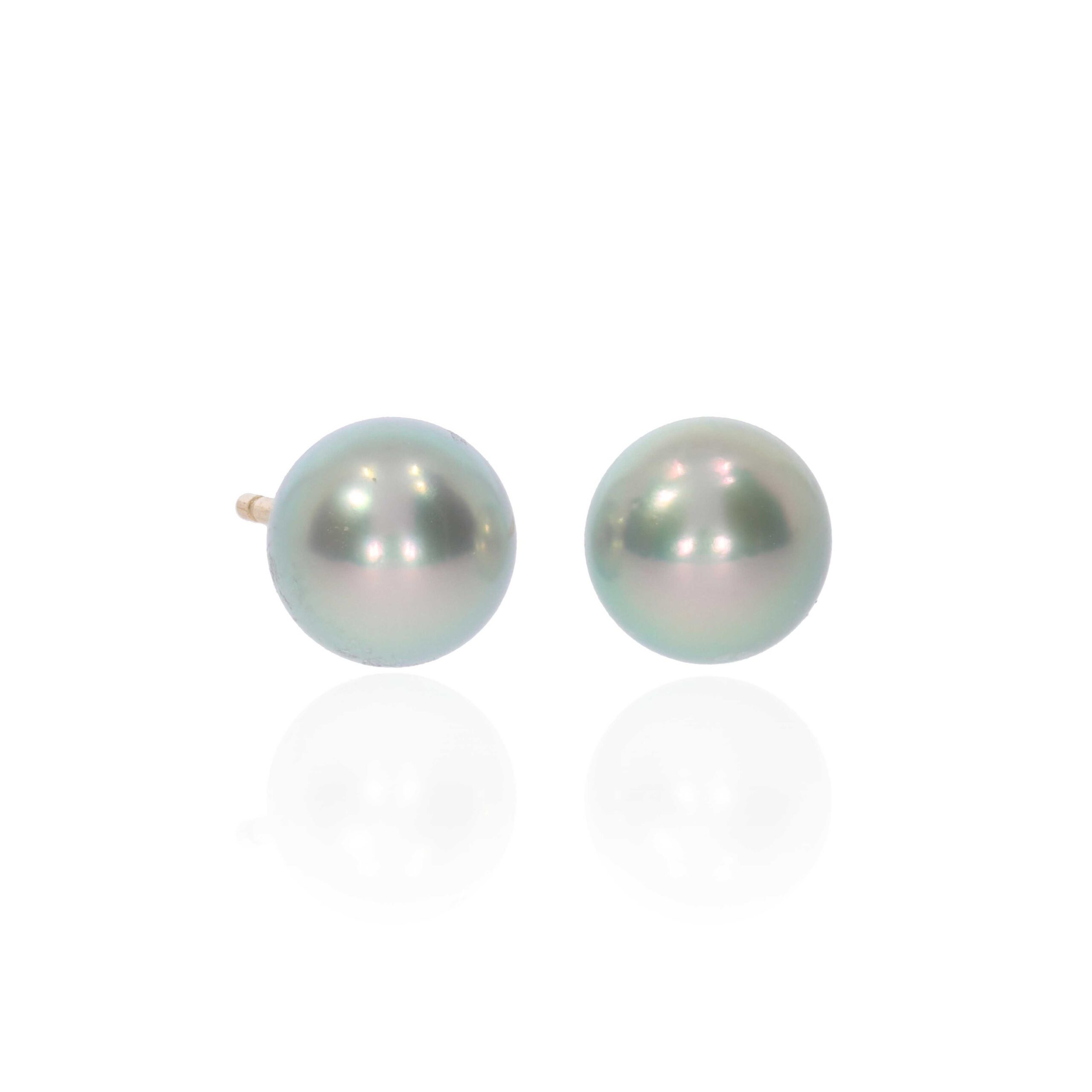 Grete Grey Akoya Pearl Earrings By Heidi Kjeldsen Jewellery ER4743 white
