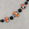 Heidi Orange and Black Glass Necklace Heidi Kjeldsen Jewellers NL1246 still