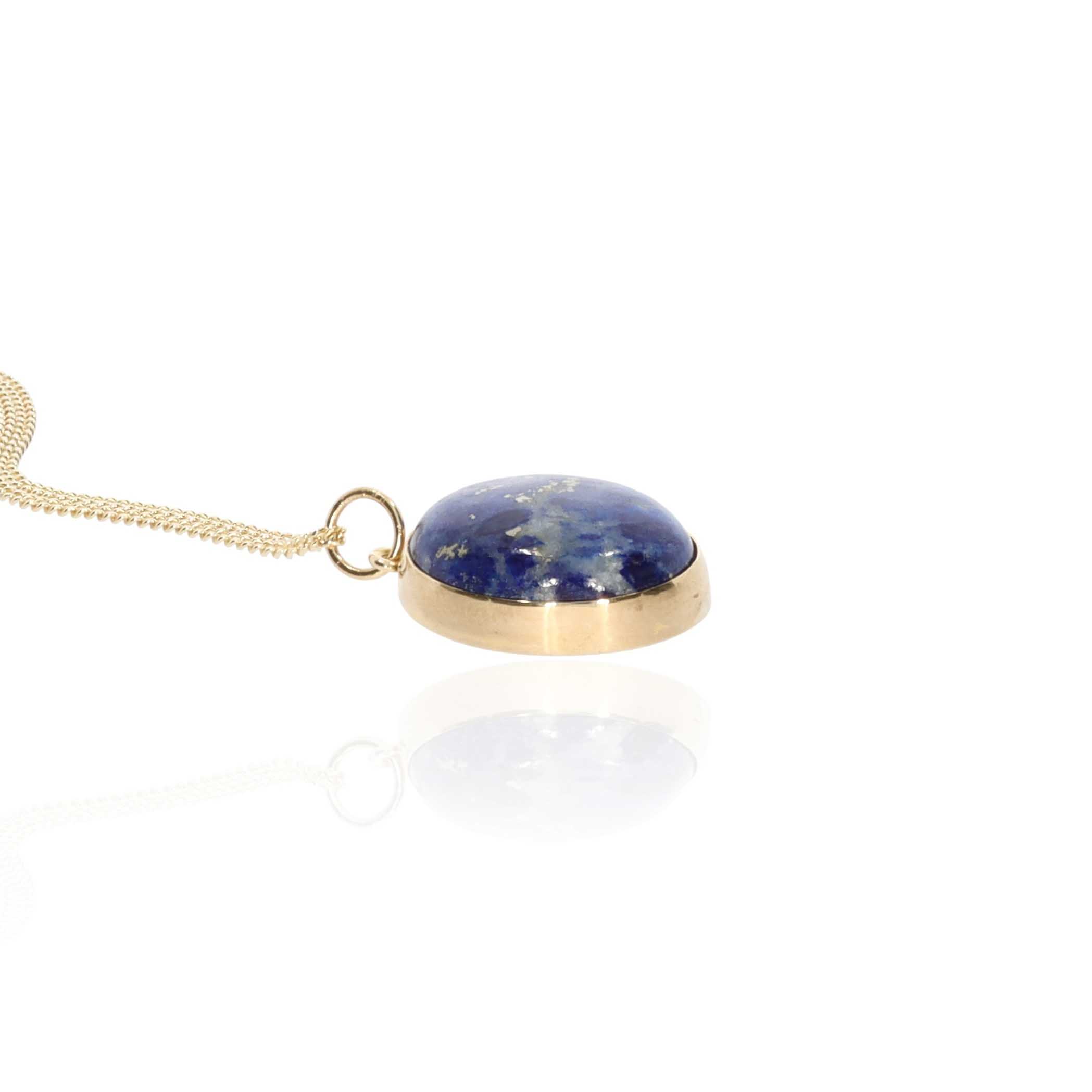 Heidi kjeldsen Jewellery Lapis Lazuli Pendant P1494 side