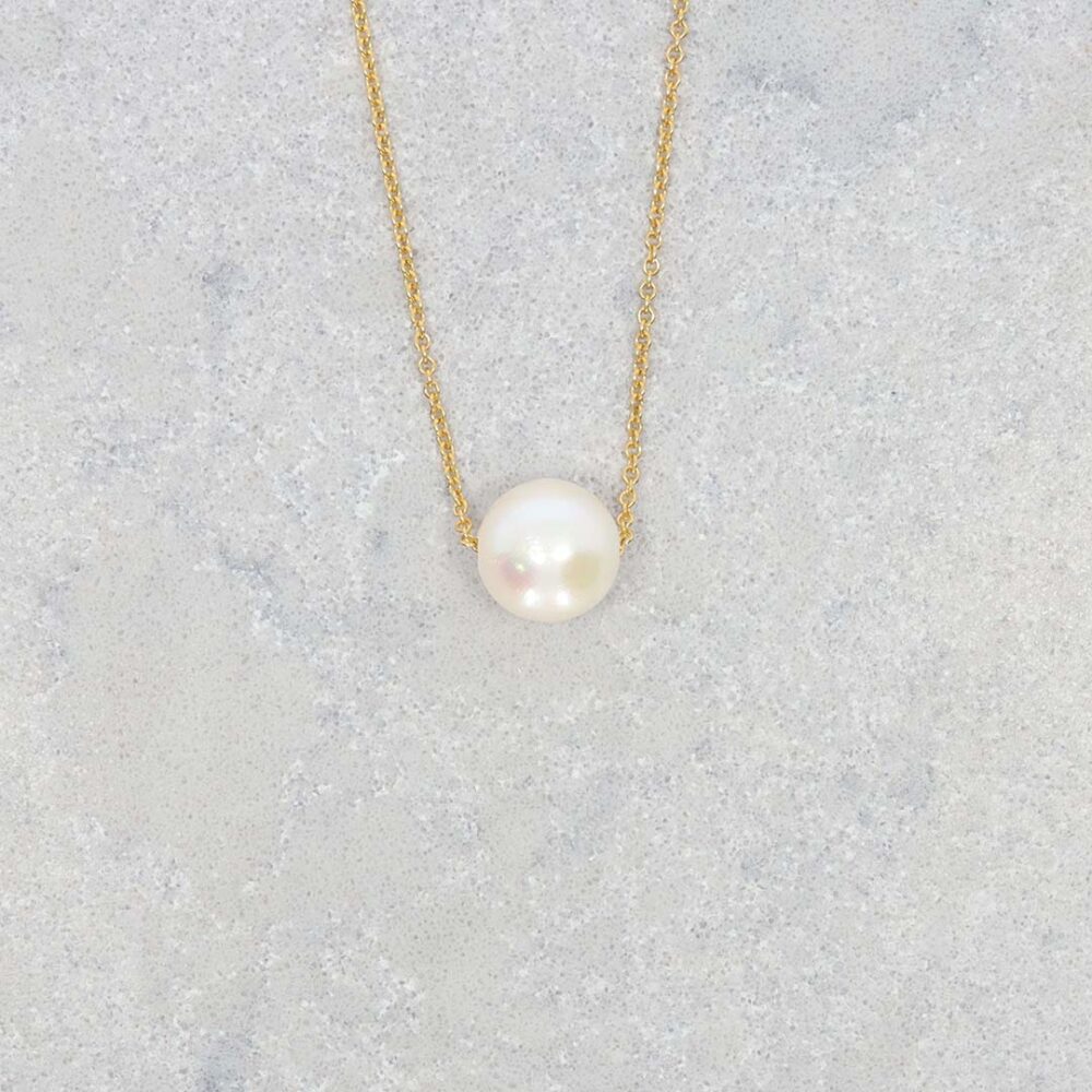 Margit Cultured Pearl Gold Filled Necklace Heidi Kjeldsen Jewellery NL1346 still
