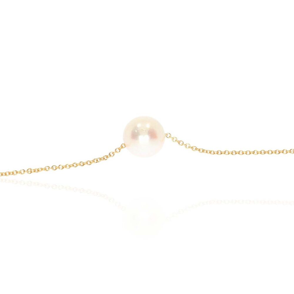 Margit Cultured Pearl Gold Filled Necklace Heidi Kjeldsen Jewellery NL1346 white