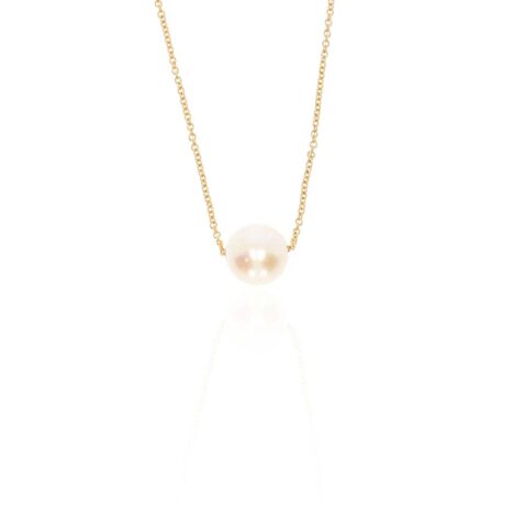 Margit Cultured Pearl Gold Filled Necklace Heidi Kjeldsen Jewellery NL1346 white1