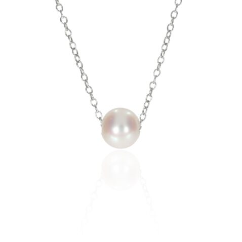 Margit Cultured Pearl Necklace By Heidi Kjeldsen Jewellers NL1237 front