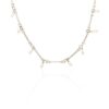 Margit Cultured Pearl Silver Bar Necklace Heidi Kjeldsen Jewellers NL1252 white
