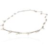 Margit Cultured Pearl Silver Bar Necklace Heidi Kjeldsen Jewellers NL1252 white1
