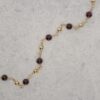 Naja Garnet Goldfilled Bead Necklace Heidi Kjeldsen Jewellery NL1249 still