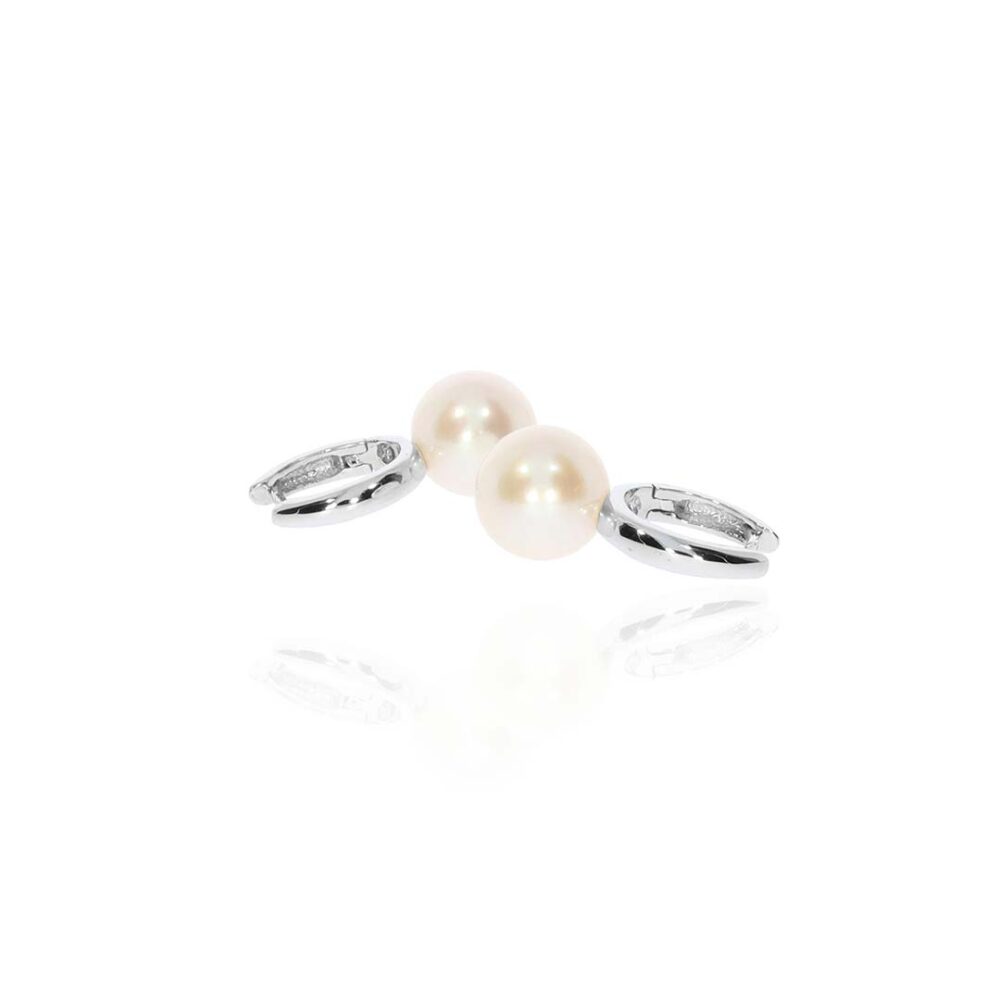 Sofia Cultured Pearl Drop Earrings Heidi Kjeldsen Jewellery ER5032 white