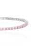 Alma Pink Silver tennis Bracelet Heidi Kjeldsen Jewellery BL4142 white1