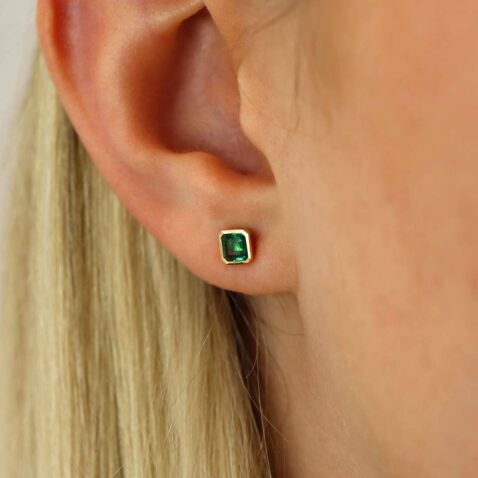 Jette Emerald Earrings Heidi Kjeldsen Jewellers ER5035