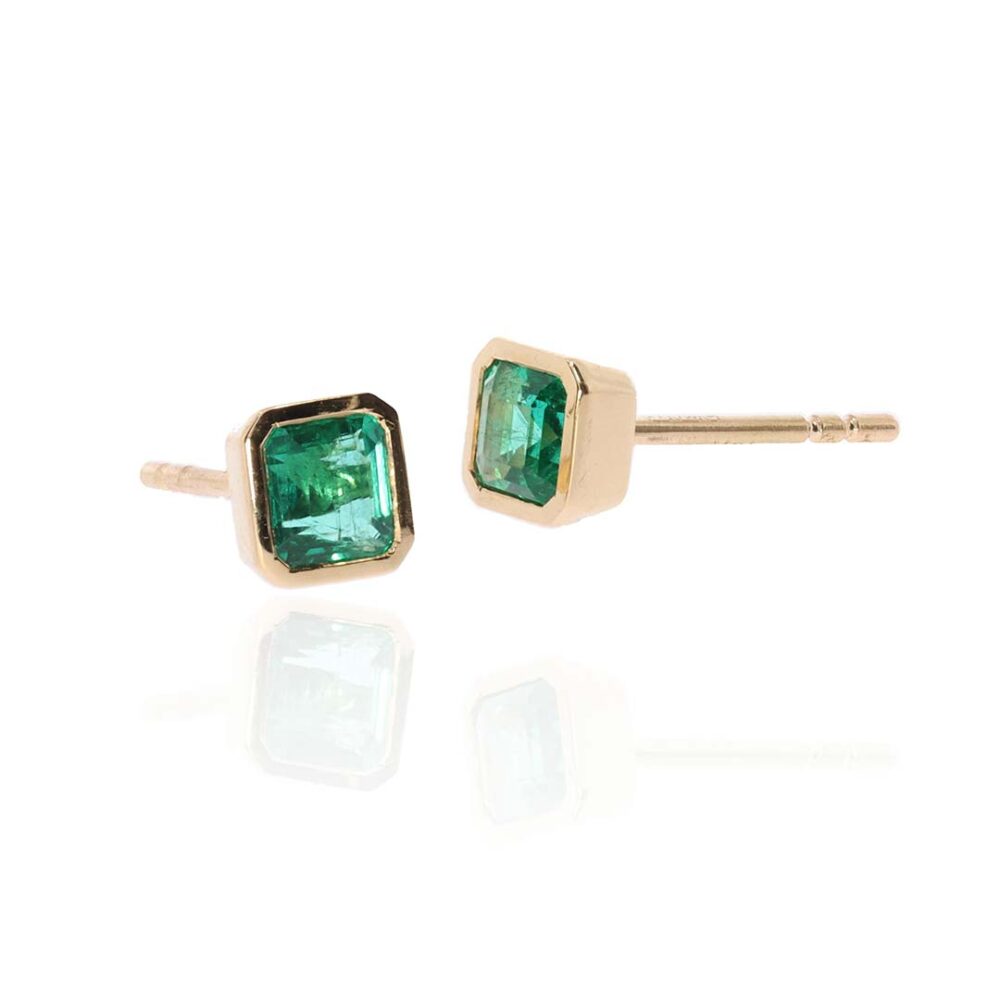 Jette Emerald Earrings Heidi Kjeldsen Jewellery ER5035 white1