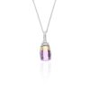 Viola Ametrine and Diamond Gold Pendant Heidi Kjeldsen Jewellery P1689 white1