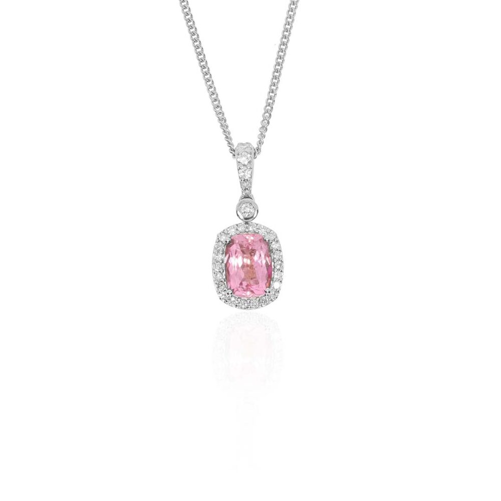 Mathilde Ruby and Pink Tourmaline Pendant Heidi Kjeldsen Jewellery Designer P1693 white1