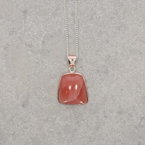 PLP0001 Preloved Rhodochrosite Pendant Heidi Kjeldsen Ltd still