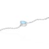 Freja Blue Topaz and Pear Rubover Bracelet Heidi Kjeldsen Jewellers BL4158 white