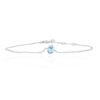 Freja Blue Topaz and Pear Rubover Bracelet Heidi Kjeldsen Jewellers BL4158 white1