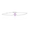 Viola Amethyst Octogen Claw Set Bracelet Heidi Kjeldsen Jewellery BL4154 white