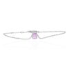 Viola Amethyst Octogen Rubover Bracelet Heidi Kjeldsen Jewellery BL4151 white