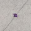 Viola Amethyst Oval Rubover Bracelet Heidi Kjeldsen Jewellery BL4145 still