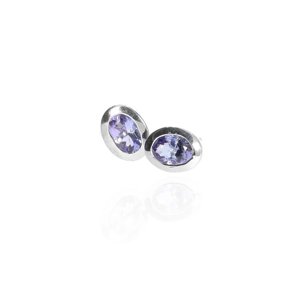 Viola Tanzanite Earrings Heidi Kjeldsen Jewellery ER5060 white1