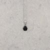 Grete Black Spinel Pear Shaped Pendant Heidi Kjeldsen Jewellers P1617 still