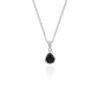 Grete Black Spinel Pendant Heidi Kjeldsen Jewellery P1620 white1
