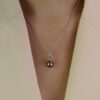 Heidi Kjeldsen Jewellery tahitian Pearl and Diamond Pendant P1554 model1