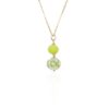 Heidi Lime Green Floral Murano Glass Pendant Heidi Kjeldsen Jewellery P1411 white1