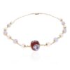 Heidi Red White Floral Glass and Heidi Kjeldsen Jewellers NL1325 white1