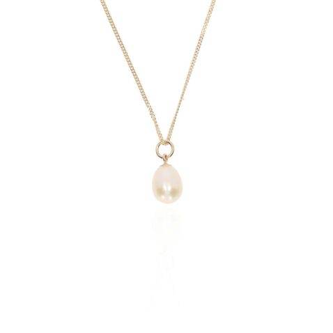 Margit Cultured Pearl Pendant Heidi Kjeldsen Jewellery P1503 white