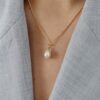 Margit Pearl Drop Pendant Heidi Kjeldsen Jewellers P1503