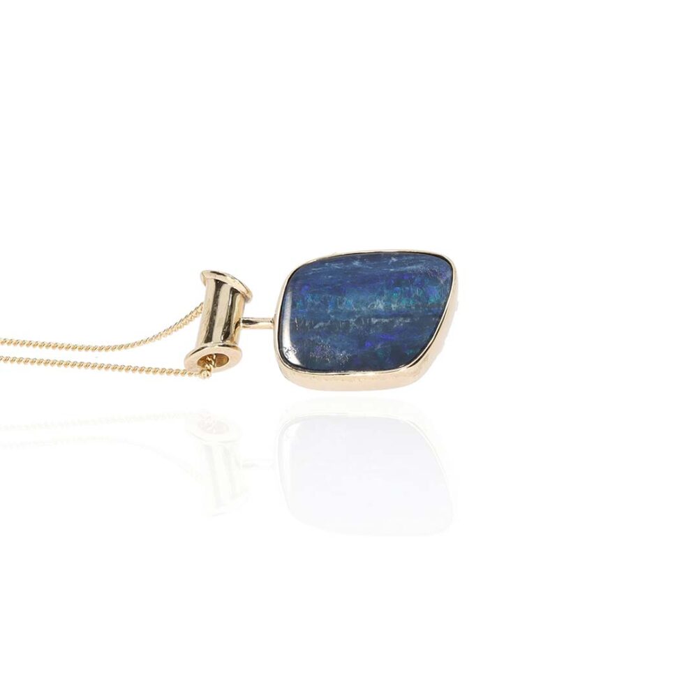 Per Boulder Opal Gold Pendant Heidi Kjeldsen Jewellery Pendant P1547 white1