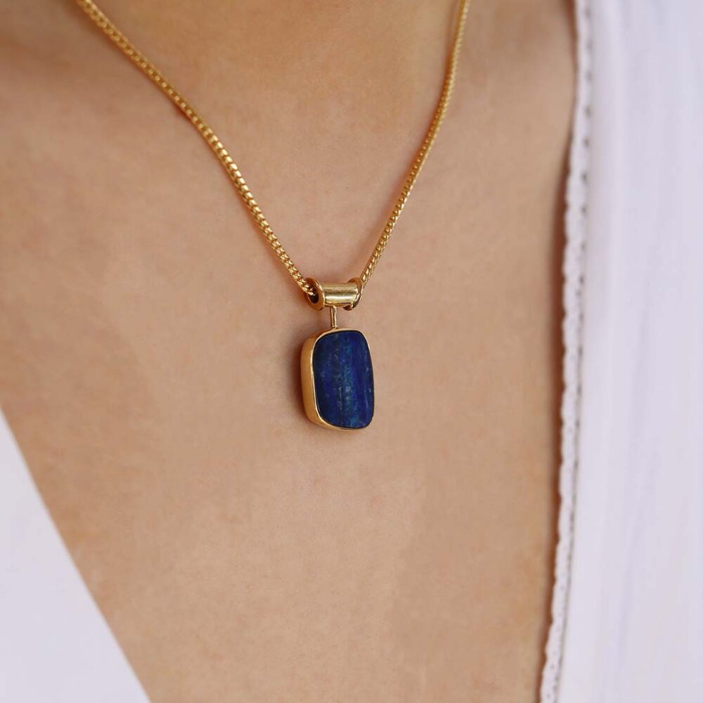 Per Opal and Gold Boulder Pendant Heidi Kjeldsen Jewellers P1547