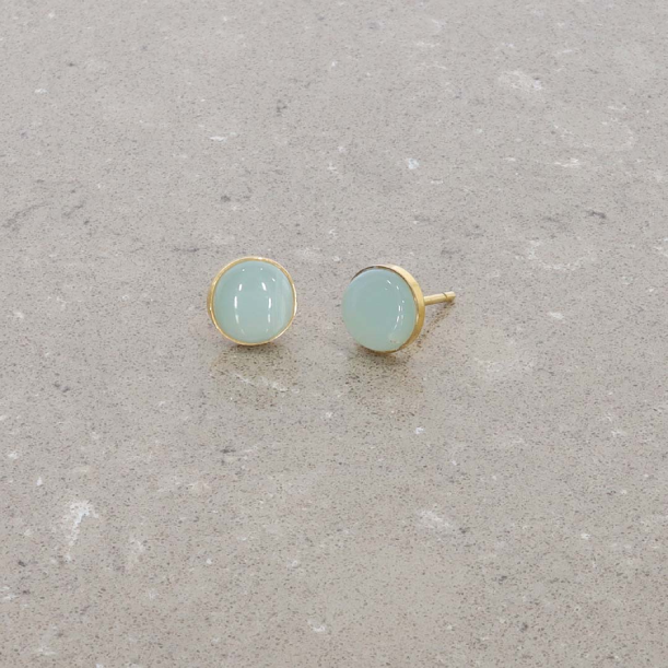 Elsa Green Moonstone Earstuds ER4965 Heidi Kjeldsen Jewellery Still