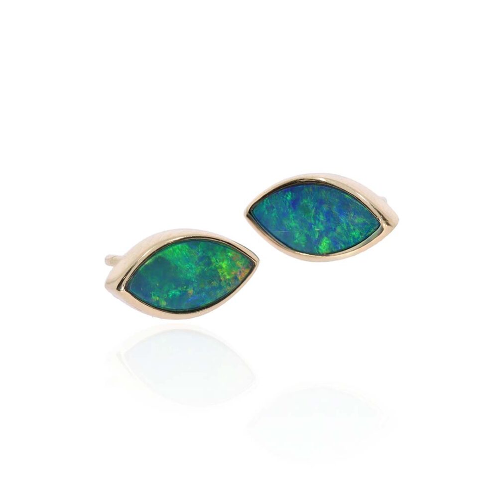 Per Marquise Opal Earrings By Heidi Kjeldsen Jewellery ER5120 white