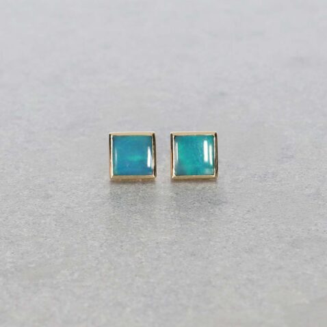 Per Opal Doublet Square Earrings Heidi Kjeldsen Jewellery ER5114 still