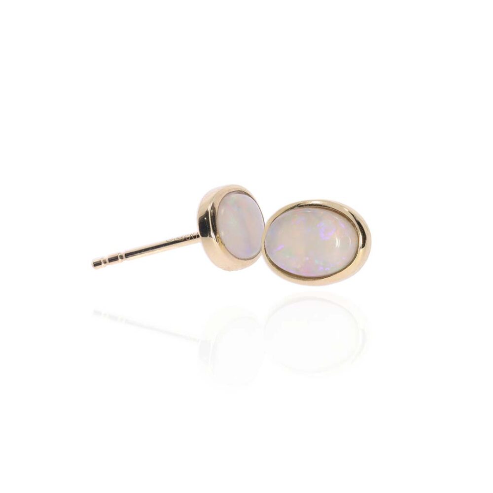 Per Opal Oval Earrings By Heidi Kjeldsen Jewellery ER5122 white1