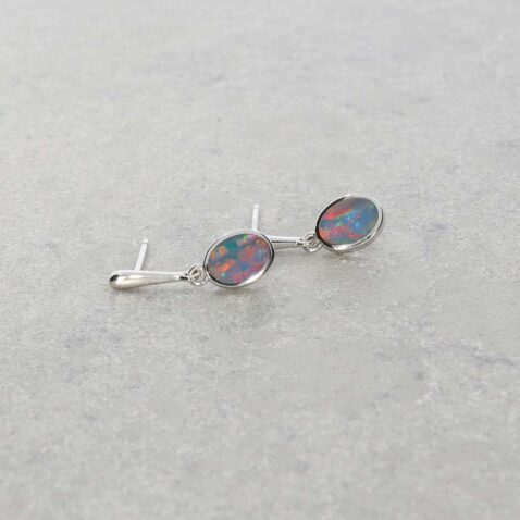 Per Opal Silver Drop Earrings Heidi Kjeldsen Jewellery ER5113 still