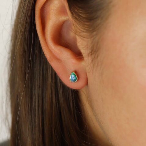 Per Opal Yellow Gold Earrings Heidi Kjeldsen Jewellers ER5116