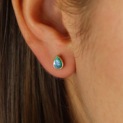 Per Opal Yellow Gold Earrings Heidi Kjeldsen Jewellers ER5116 (2)