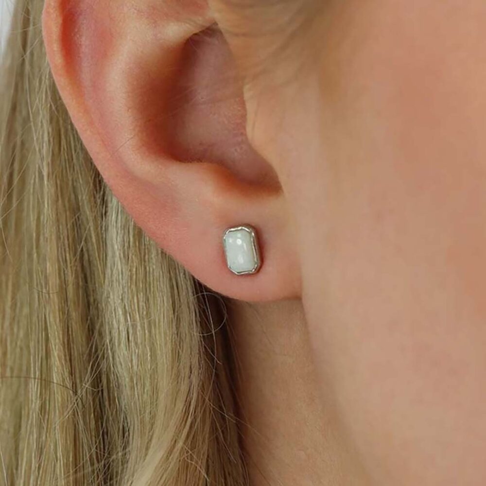 Per White Opal Earrings Heidi Kjeldsen Jewellers ER5111